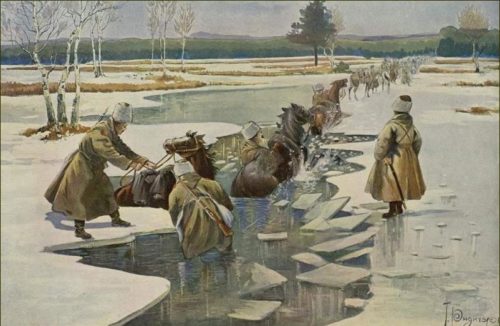 Perekhod-kazakov-500x326 Другий етап Хирівської битви