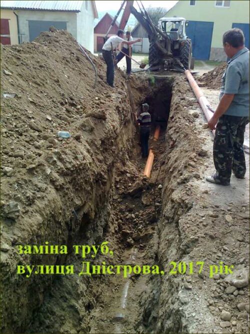 zamina-trub-1-500x666 Як реалізація проектів сприяє розвитку інфраструктури та змінює облік малого міста. Позитивний досвід Старого Самбора